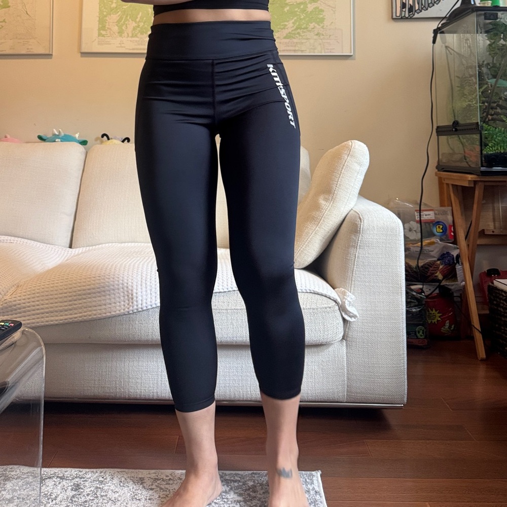 KITH SPORT Women's Black 7/8 Leggings
